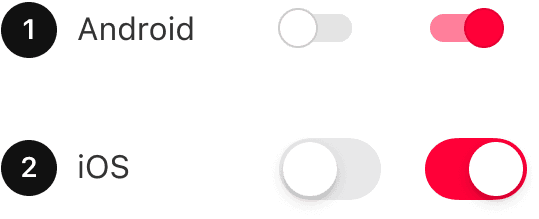 Toggle switch | 11번가 Design System