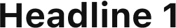 Headline 1